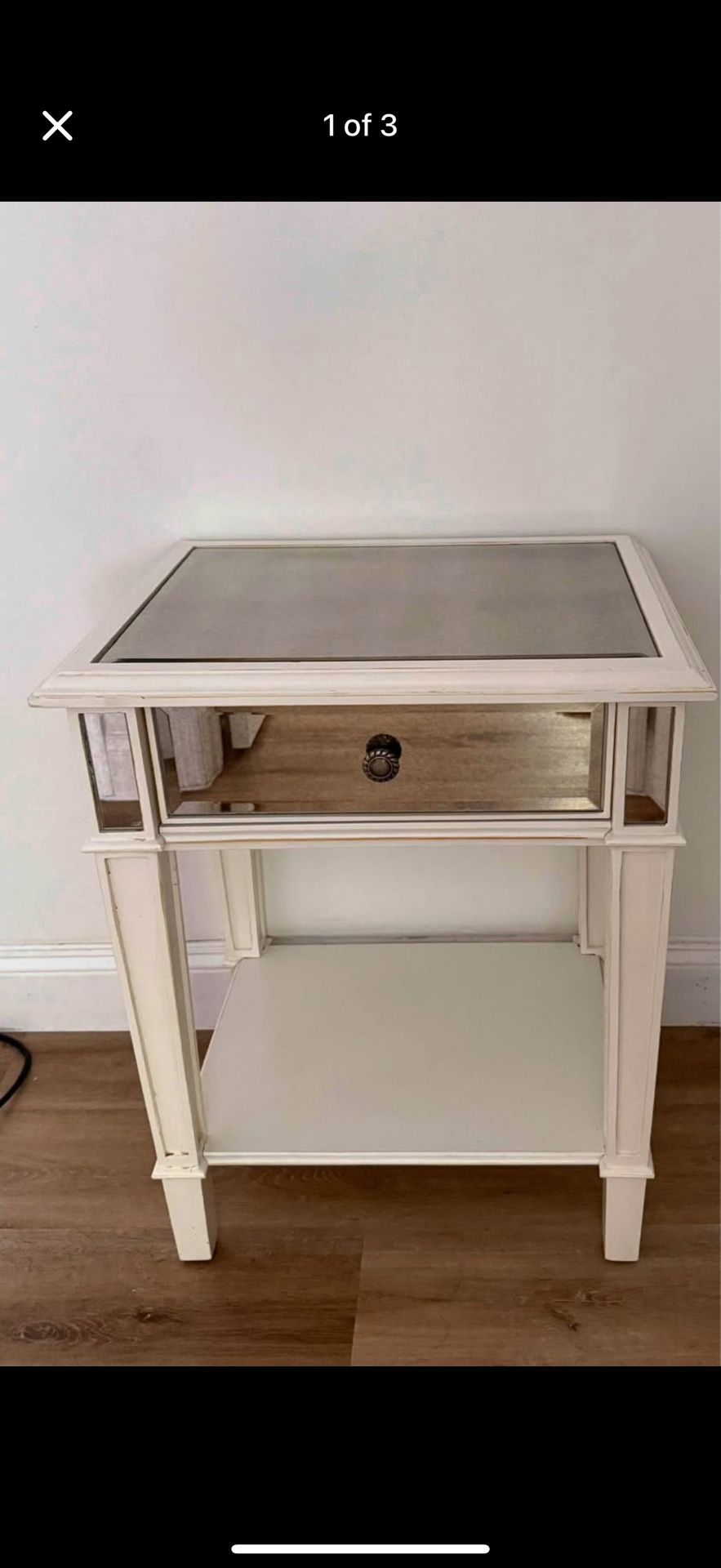 Mirrored Night Stand