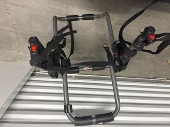 Bell Rear Trunk Mount Bicycle Carrier Rack, Foldable Metal, Gray/Black