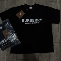 Black Burberry Tshirt 