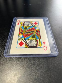 1966 Green Hornet Playing Cards Bruce Lee - Queen Of Diamonds