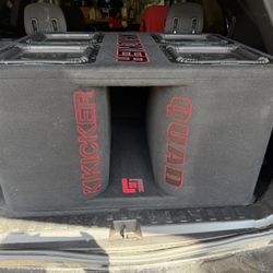 Kicker  Q Box  L7 12 2400 W Rms 