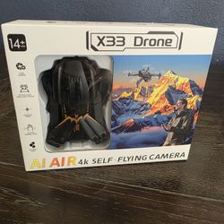 X33 Drone AI AIR 4K Self Flying Camera