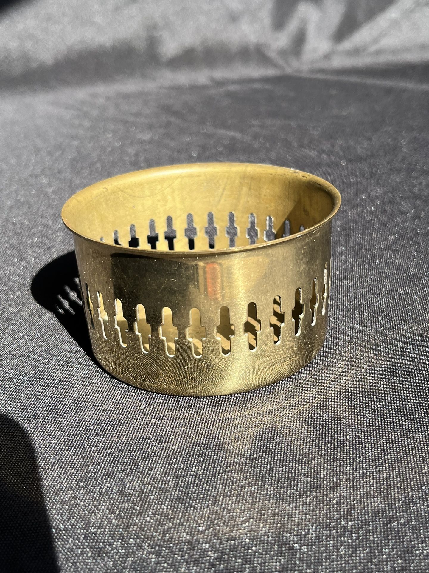 Vintage Scandinavian Brass Lamp Base