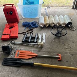 Box Of Marine Boat Items