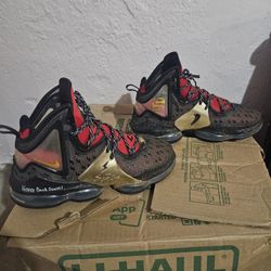 Nike Lebron Xix 19 Db Doernbecher Sam David Black Metallic Gold

