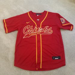 Patrick Mahomes Baseball Jersey Red