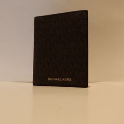 Michael Kors Jet Set Travel Passport Holder Wallet - Brown