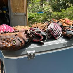 Ball Gloves Sizes Fro Child’s To Adults 