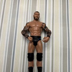 2011 WWE Randy Orton Blue Black Mattel Basic Series WWE Wrestling Action Figure
