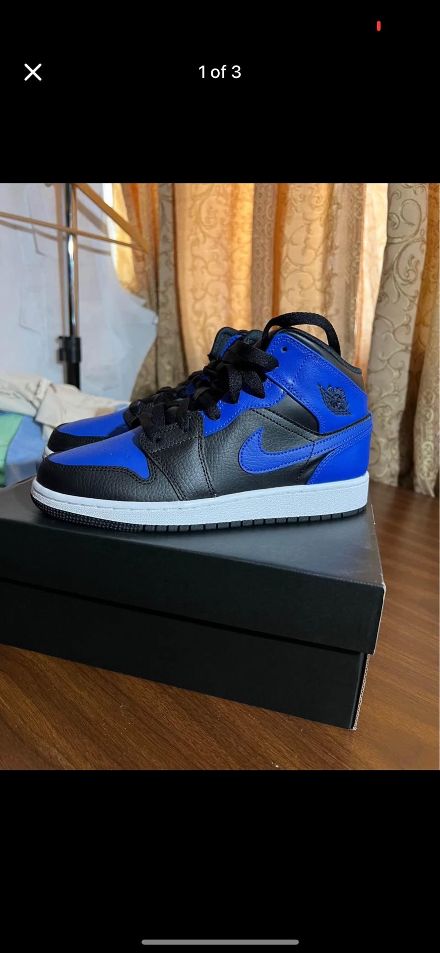 Royal blue Nike Mid 1’s