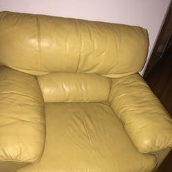 3-piece Set Authentic & Very Comfortable Leather Couches