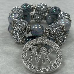 2pc Beaded Charm Bracelet