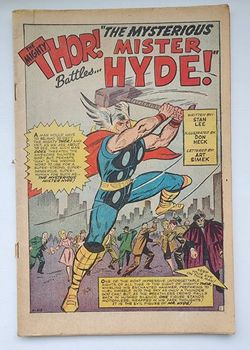 JOURNEY INTO MYSTERY #99 1963 (1ST APP. MR HYDE) 🔑 🔥 