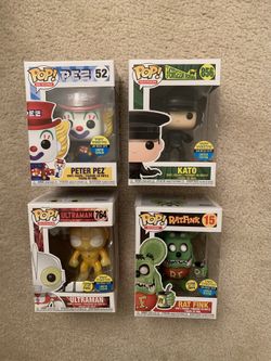 Funko Toy Tokyo SDCC 2019 Bundle Kato, Rat Fink, Peter Pez, Ultraman