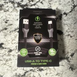 USB-A TO TYPE-C fast charger for android 10ft new 