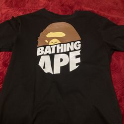 Bape Tee Brown ape head