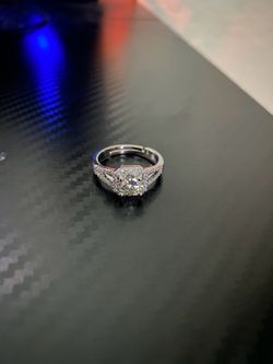 Moissanite ring