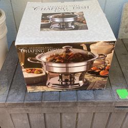 Stainless Steel Chafing Dish 4 Qt/3.7 L