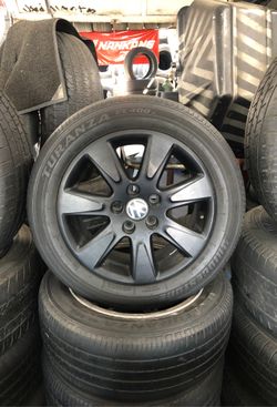 Set of 16” Volkswagon wheels and tires