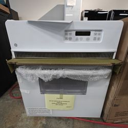 GE 24inch wall oven in white
