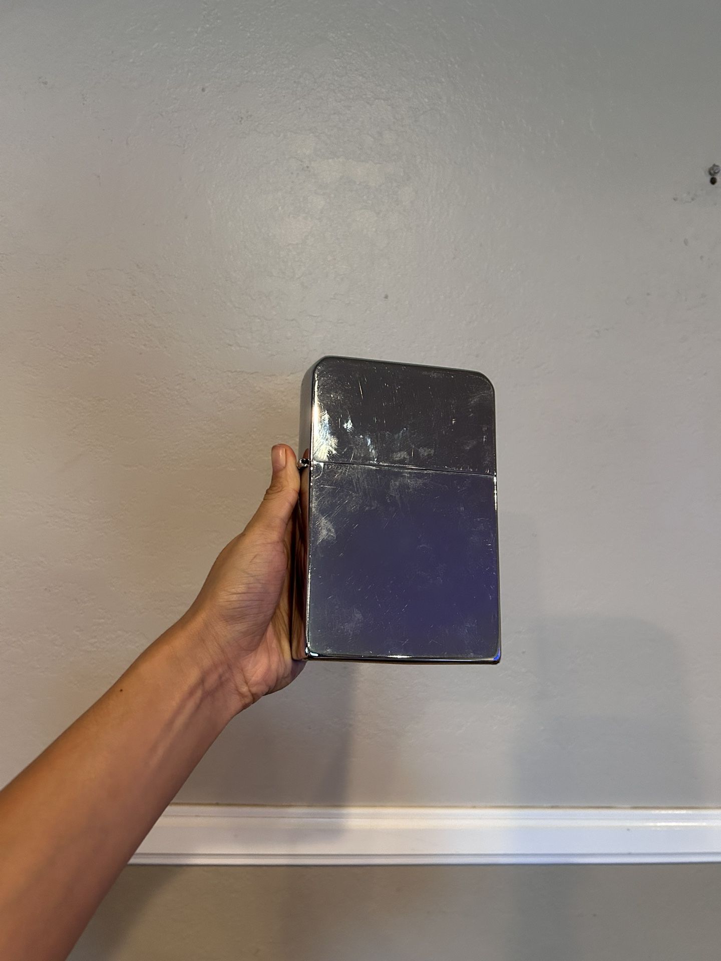 vintage huge zippo lighter