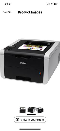 Brother HL‑3170CDW color laser printer in great working condition.