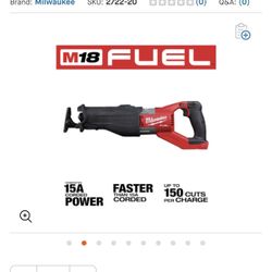 M18 Fuel Super Sawzall Reciprocating Saw