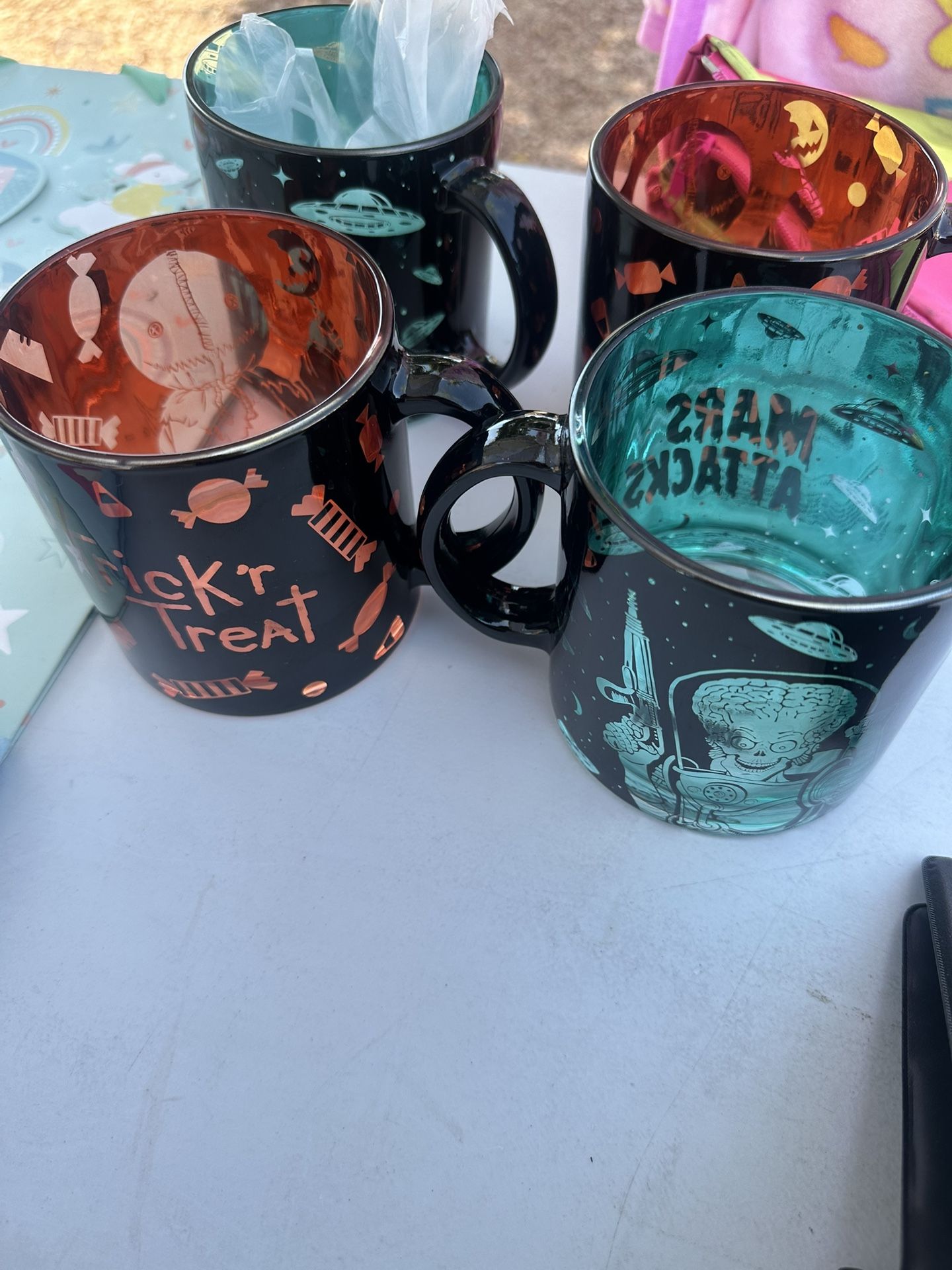 Halloween Glass Mugs