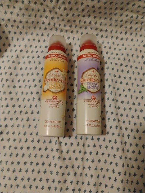 Old Spice Gentle Mans Total Body Deodorant Spray 3.5 Oz