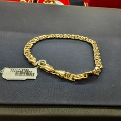 Link Bracelet - Yellow Gold 14k (.585) 6.9 grams 8 inch