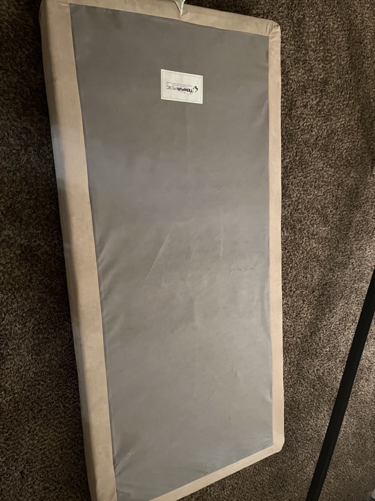 Temperedic XL twin box spring low profile