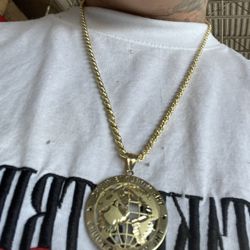 Gold Chain And Pendant 