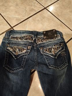 Miss Me Jeans Sz 25 Embellished Skinny