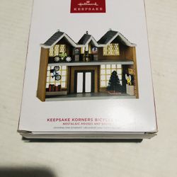 2 Hallmark Korners Bicycle Shop Ornament