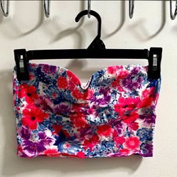 Multi Floral Pink and Blue Bralette from ‘PINK’ Victoria’s Secret