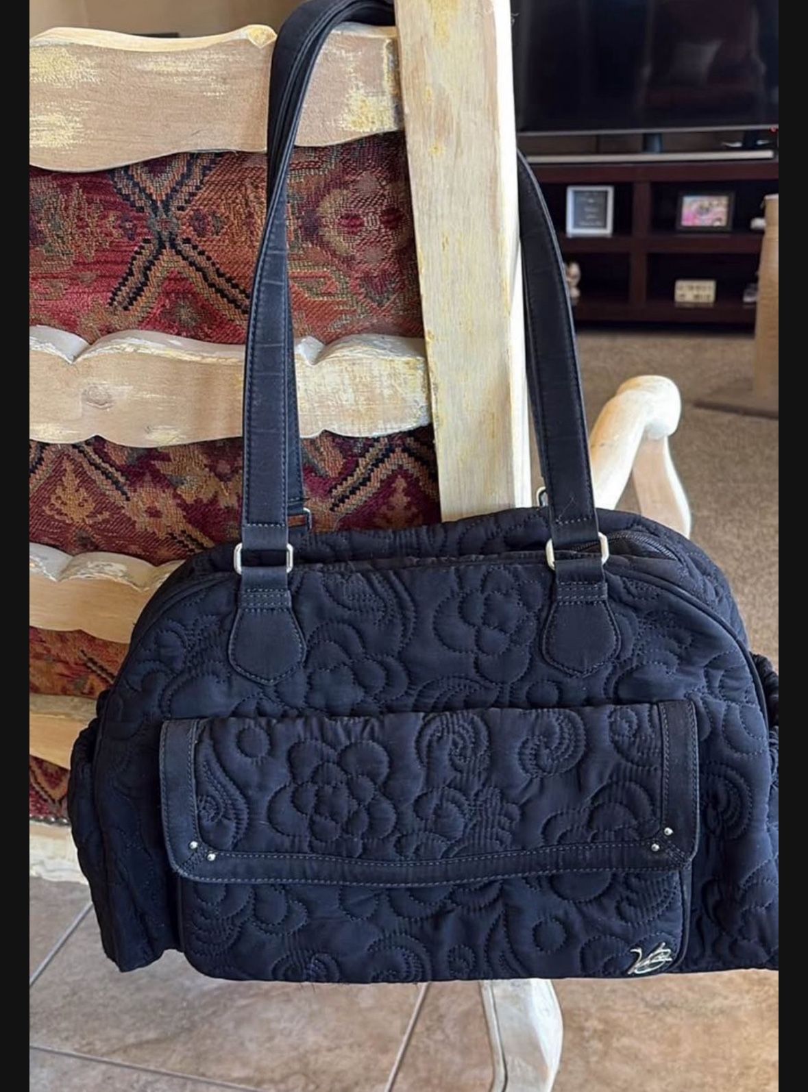Quilted Vera Bradley Diaper Bag With Changing Pad