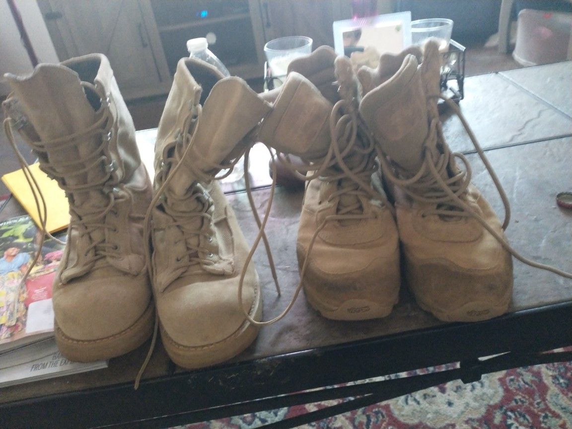 Military Boots Size 6 Medium