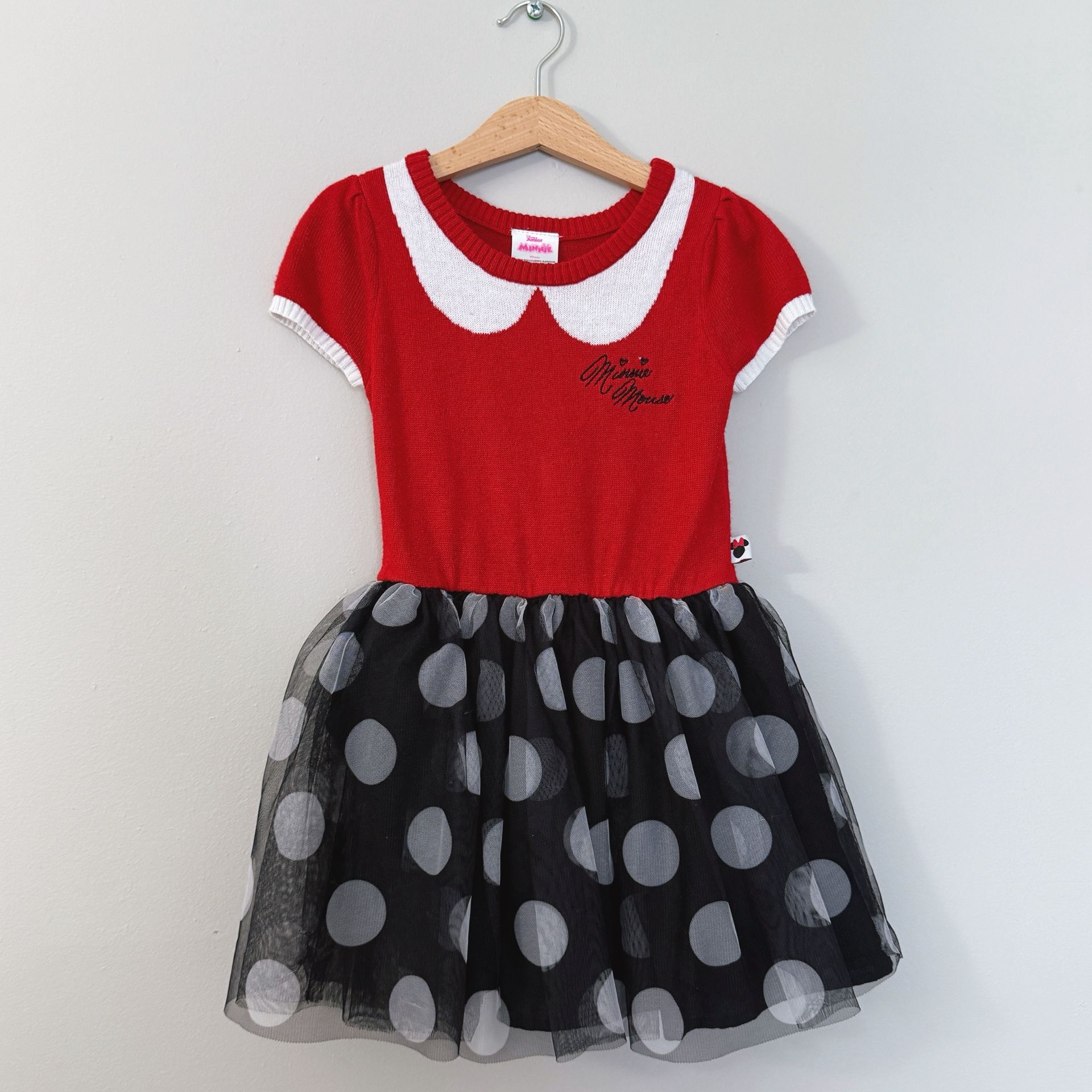 Disney Red and Black Minnie Mouse Dress 5T Toddler Dress