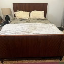 FREE: West Elm Queen Bed Frame