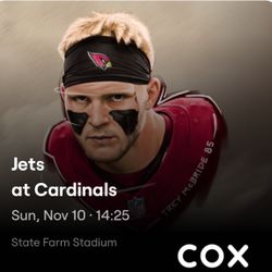 Cardnials vs Jets 