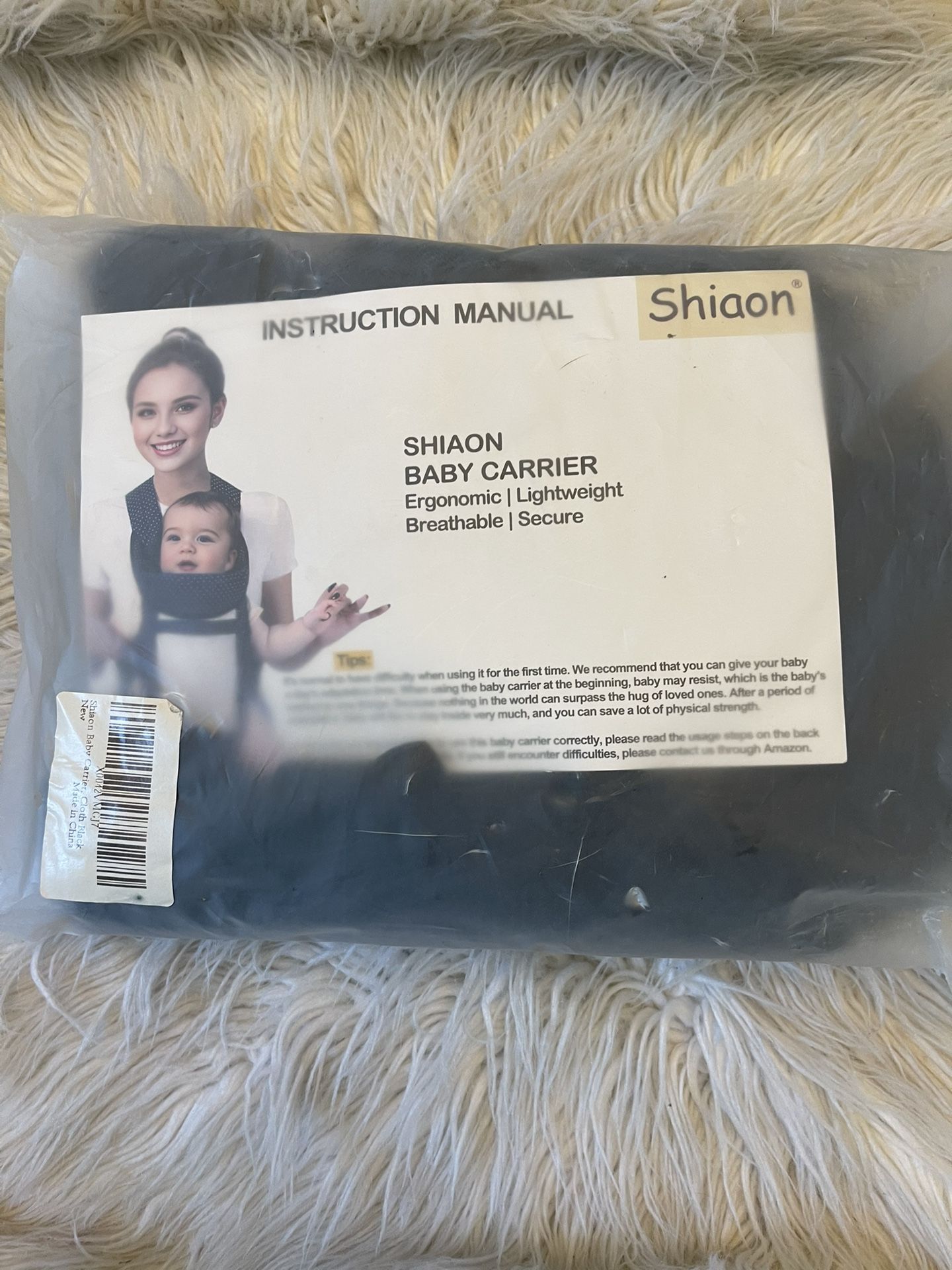 BN SEALED Baby carrier IN BLACK FOR 8-26 pounds