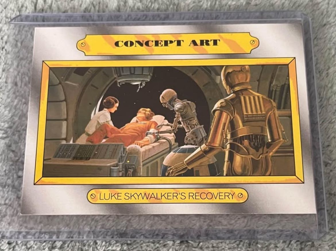 Star Wars Topps Trading Cards Concept Art - Luke Skywalker's Recovery #CA-5