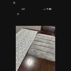 Shower Curtain Bath Mat Combo