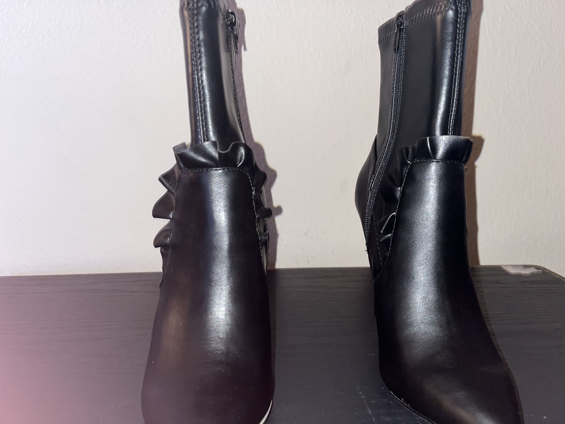 Black Booties - Size 8