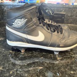 Jordan 1 Retro Metal Baseball Cleats Men’s Size 9.5