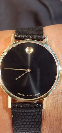 Zenith Museum watch 14k gold