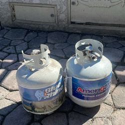 Propane tanks empty