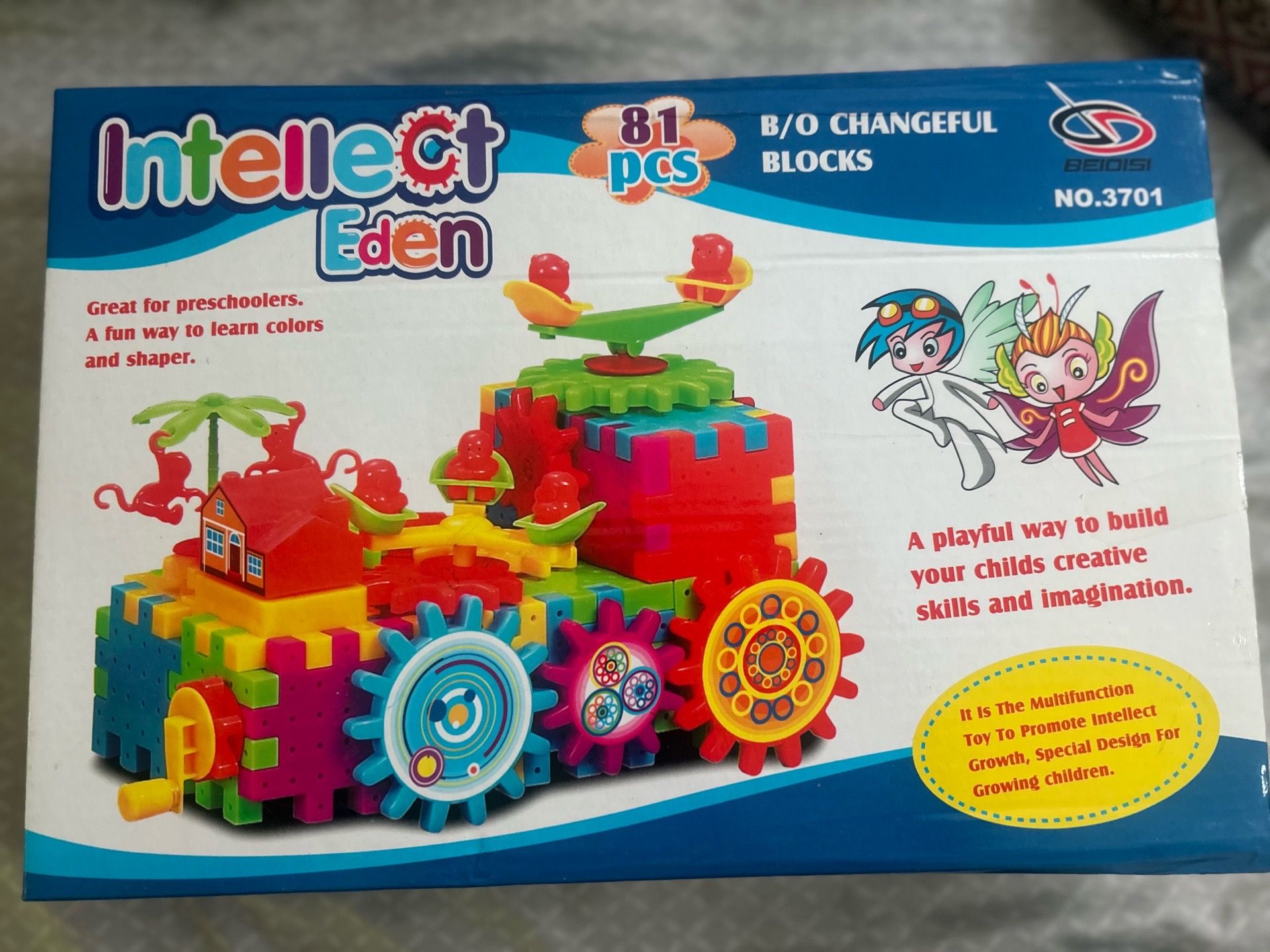 Intellect Eden 81‑piece Changeful Blocks