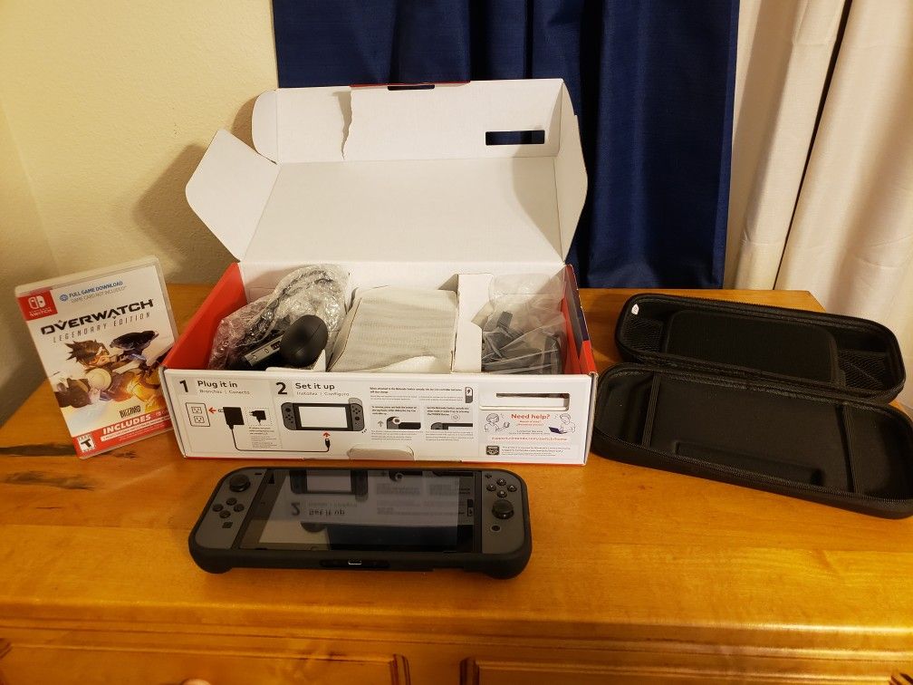 Nintendo Switch V2 with extras (MINT CONDITION)