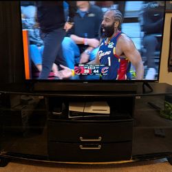 Man Cave Setup – 55” TV + Sound System + TV Stand (Bundle Deal) ** Need Gone ASAP**